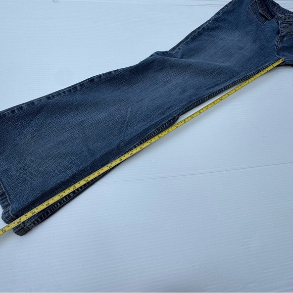 Vintage Y2K L.E.I. Flare Classic Blue Denim Jeans - Picture 6 of 15